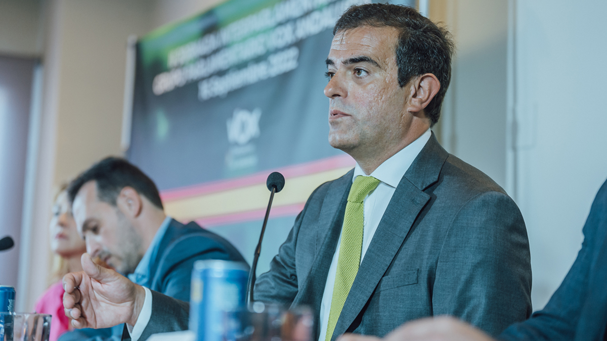 Antonio Sevilla, diputado de VOX del Grupo Parlamentario VOX en el Parlamento de Andalucía