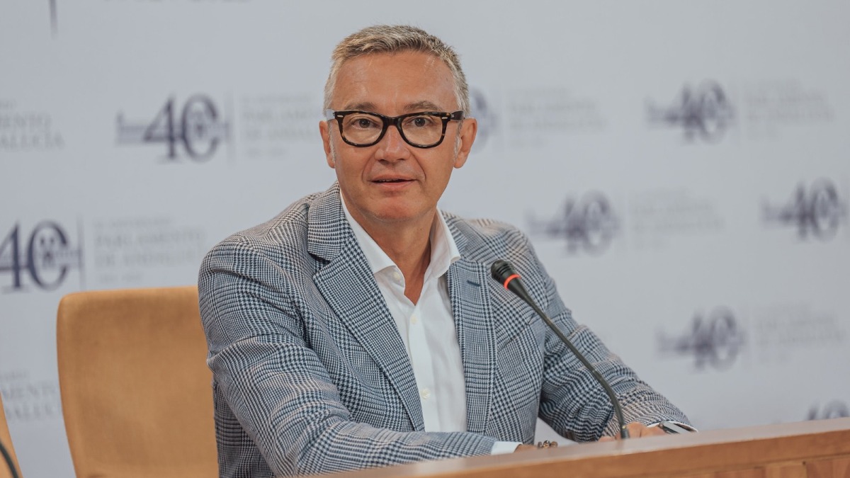 Manuel Gavira, portavoz del Grupo Parlamentario VOX en el Parlamento de Andalucía