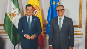 Manuel Gavira en la ronda de contactos convocada por Moreno