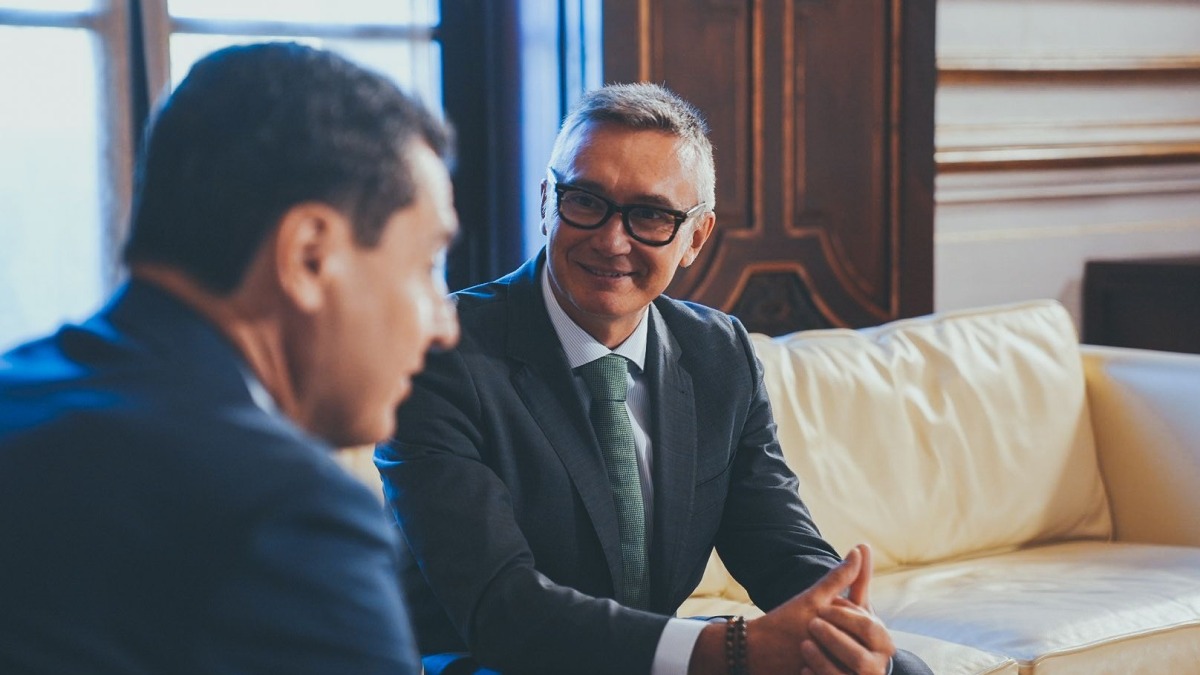 Manuel Gavira en la ronda de contactos convocada por Moreno