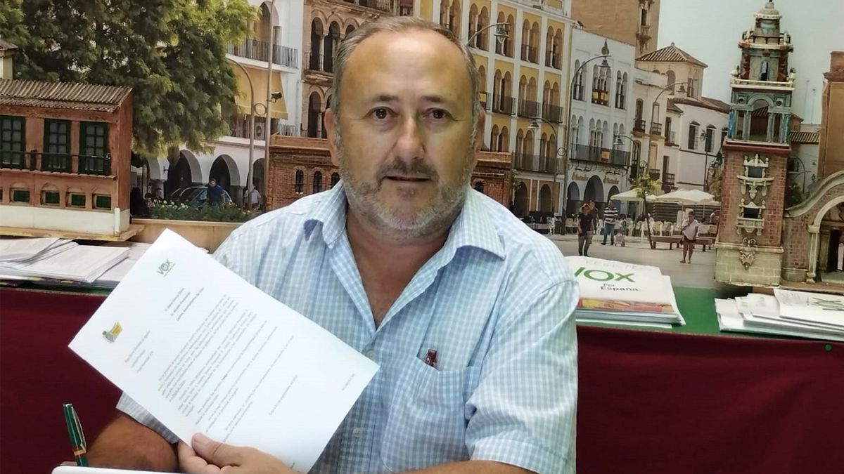 Íñigo Osuna, portavoz Grupo Municipal VOX en el Ayuntamiento de Écija