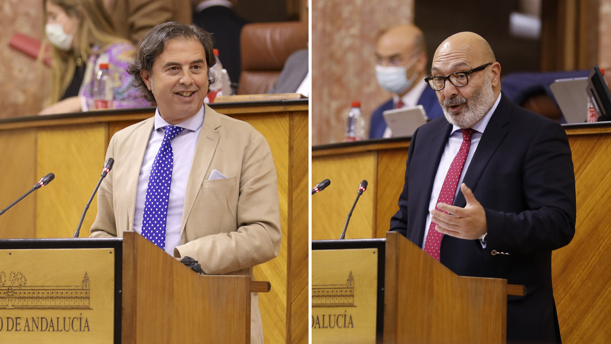Benito Morillo y Alejandro Hernández serán dos de los diputados de VOX que presidan sendas comsiones permanente en al Parlamento de Andalucía durante la XII Legislatura