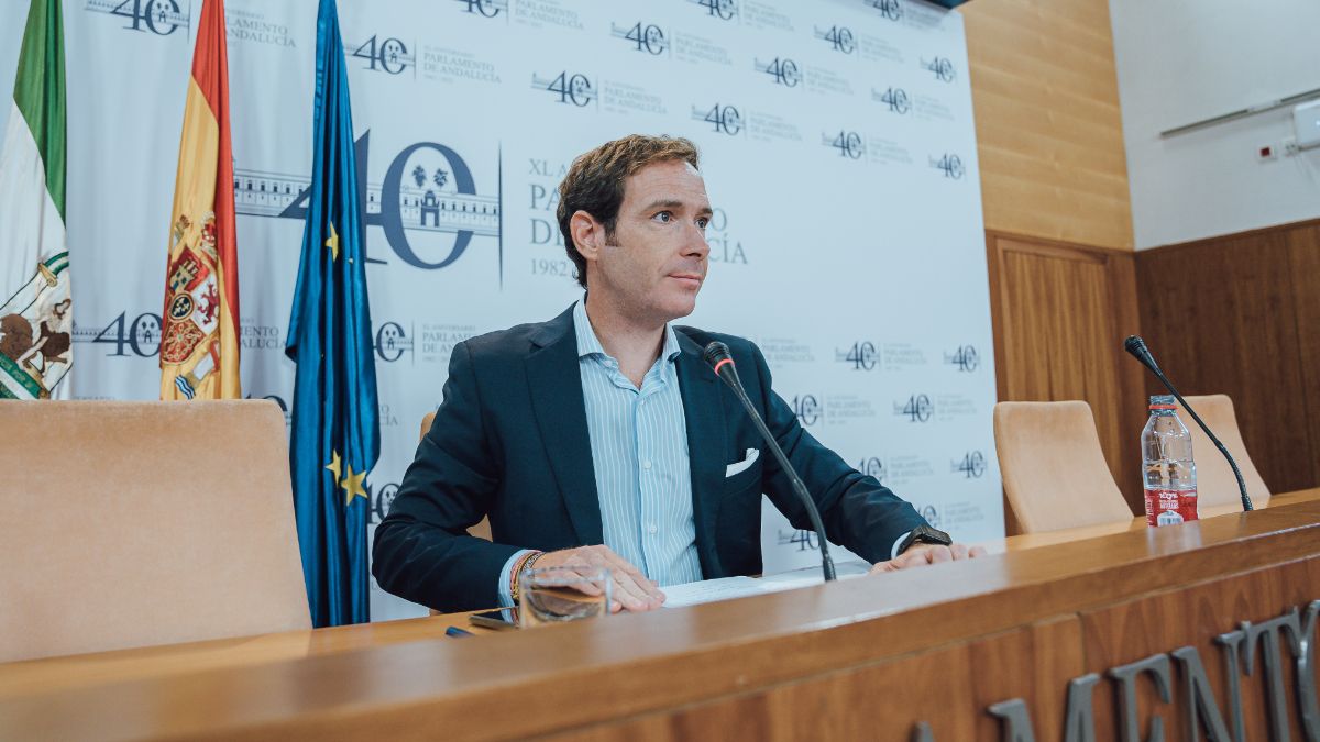 Javier Cortés, portavoz adjunto GP VOX en el Parlamento de Andalucía