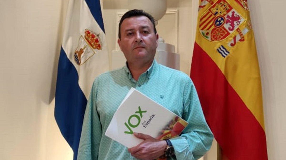 Juan Carlos Sánchez, portavoz del Grupo Municipal VOX en el Ayuntamiento de Alcalá de Guadaíra