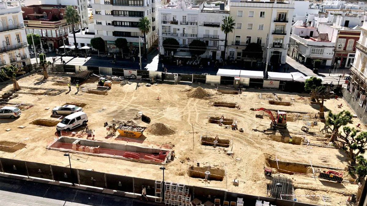 obras Plaza del Rey