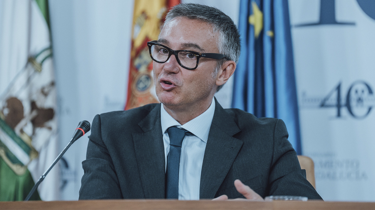 Manuel Gavira, portavoz del Grupo Parlamentario VOX en el Parlamento de Andalucía