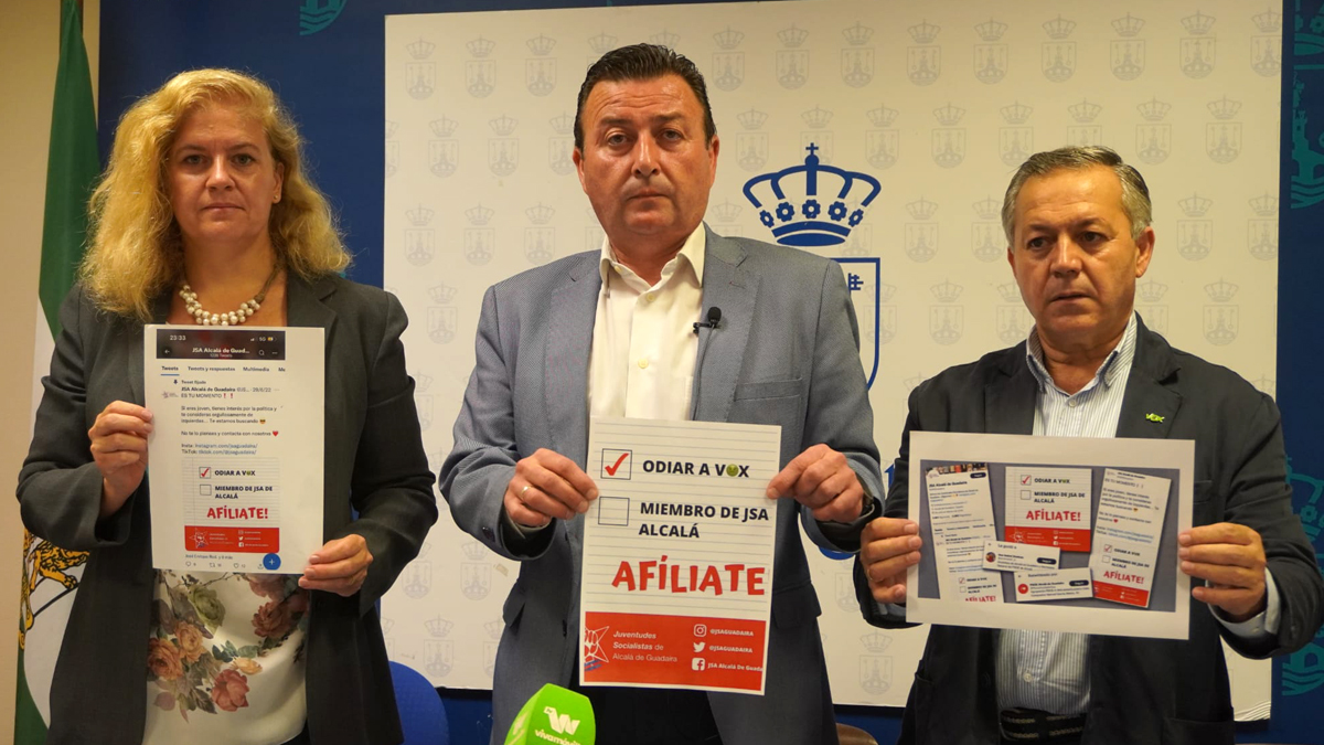 Concejales del Grupo Municipal VOX en el Ayuntamiento de Alcalá de Guadaíra