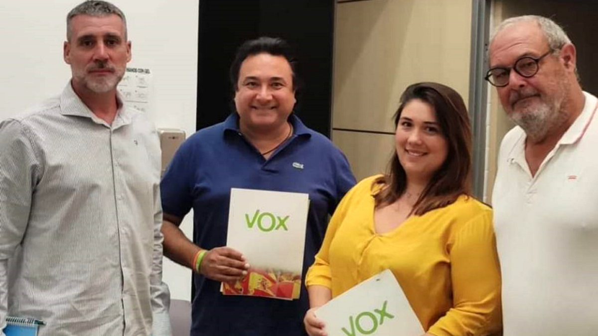 Equipo de coordinación de VOX en Salteras