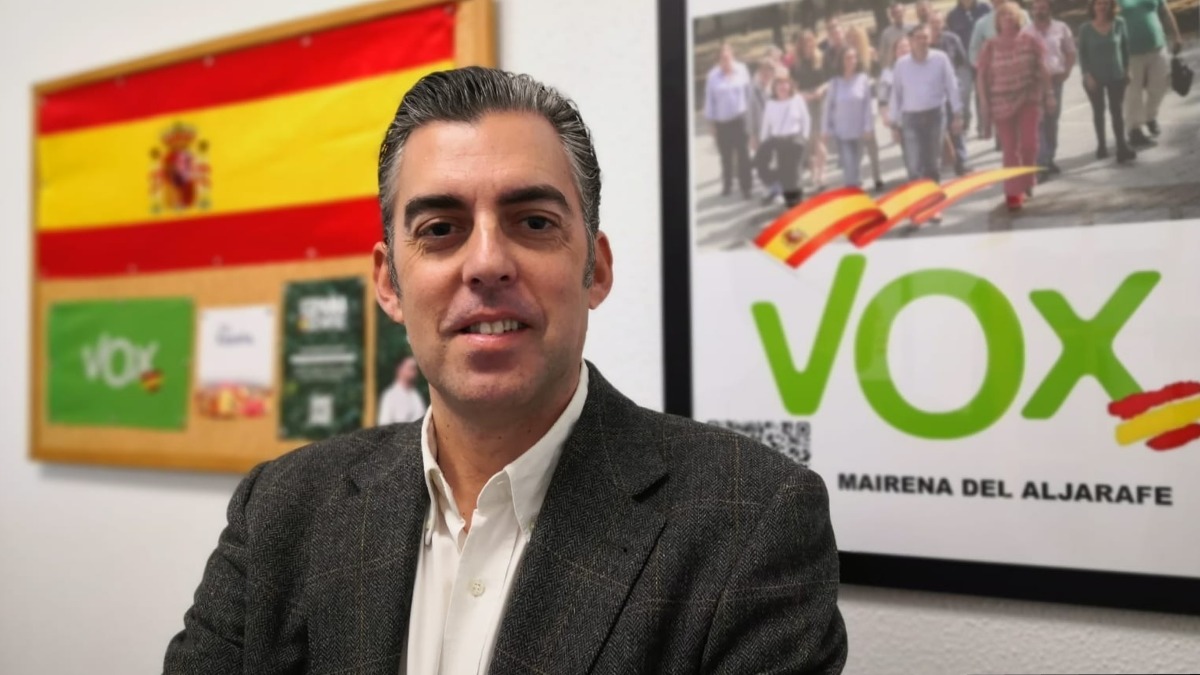 Juan Miguel Espinar, portavoz del Grupo Municiapal VOX en Mairena del Aljarafe