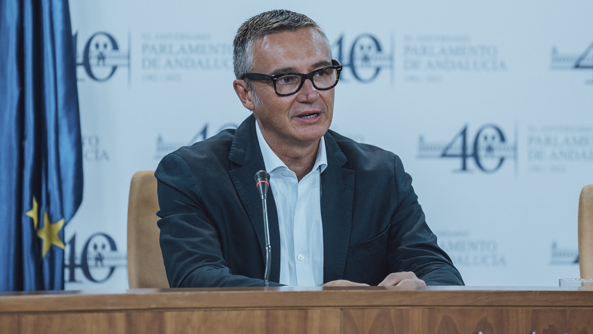 Manuel Gavira, portavoz del Grupo Parlamentario VOX en el Parlamento de Andalucía