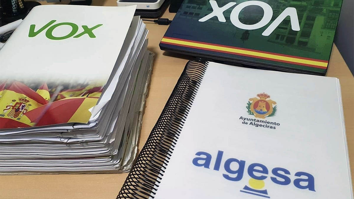 mesa VOX Algeciras