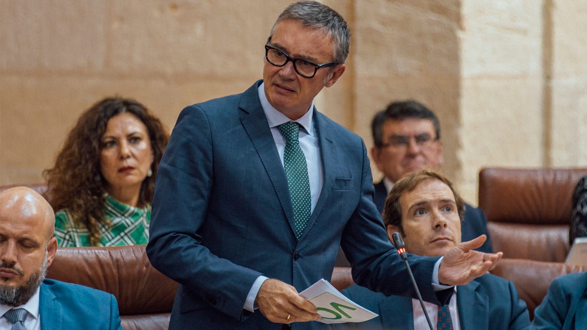 Manuel Gavira, portavoz del Grupo Parlamentario VOX en el Parlamento de Andalucía