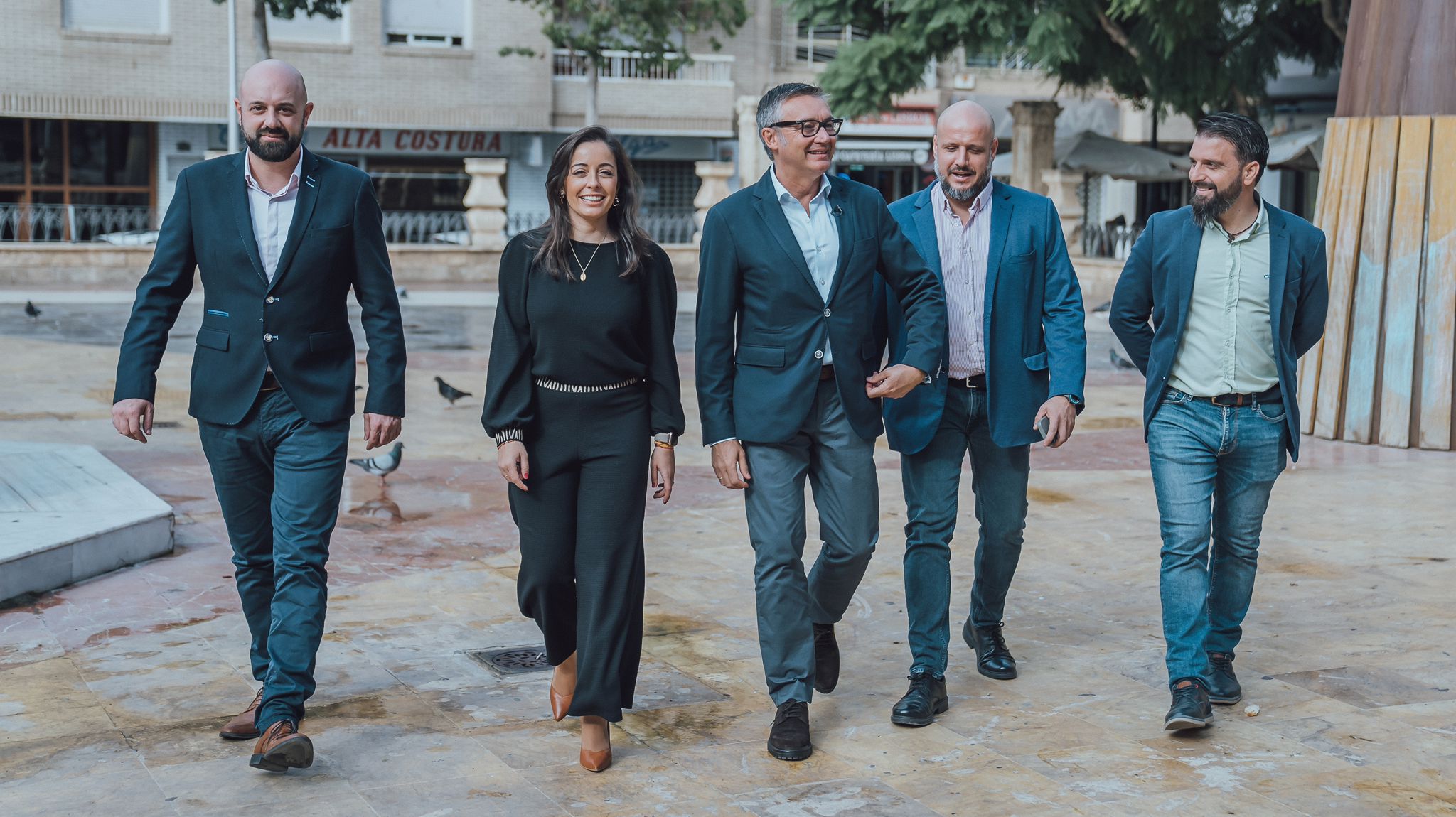 Manuel Gavira, portavoz del GP VOX en el Parlamento de Andalucía, visita Almería junto a los diputados almerienses de VOX