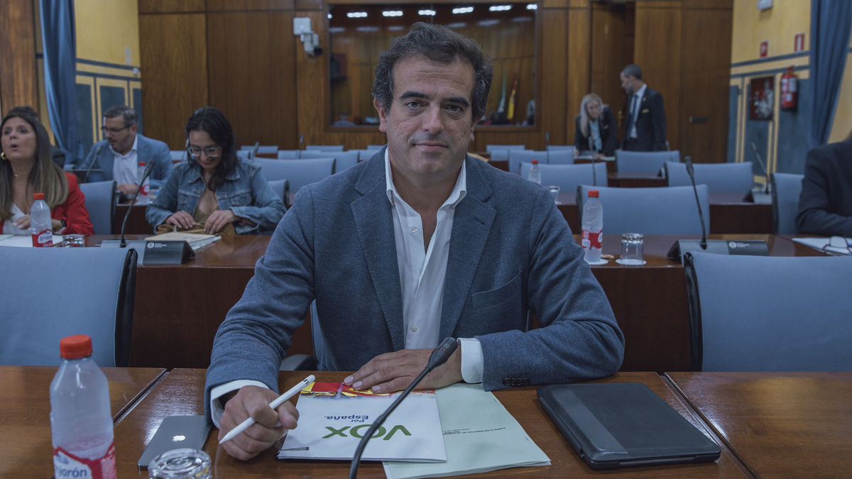 Antonio Sevilla, diputado del Grupo Parlamentario VOX en el Parlamento de Andalucía por Málaga