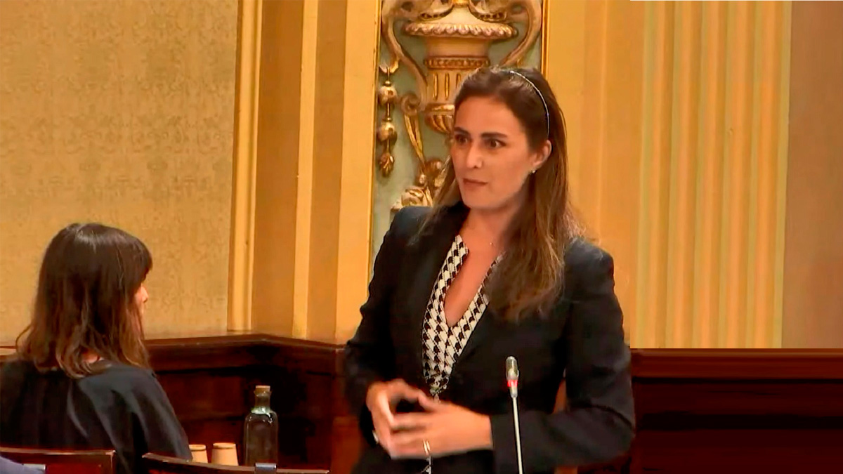 La diputada ha enumerado algunos indicadores de la gestión del tripartito.