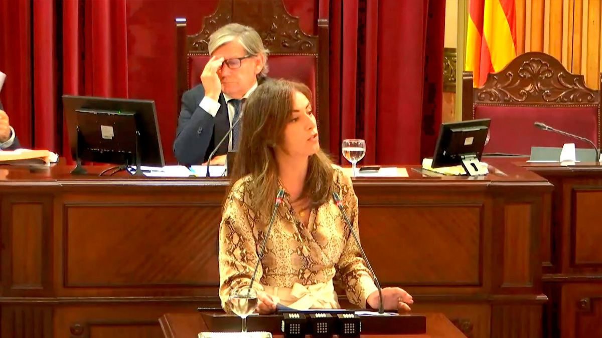 Andanada de la diputada de VOX en el Parlamento balear Idoia Ribas al separatismo