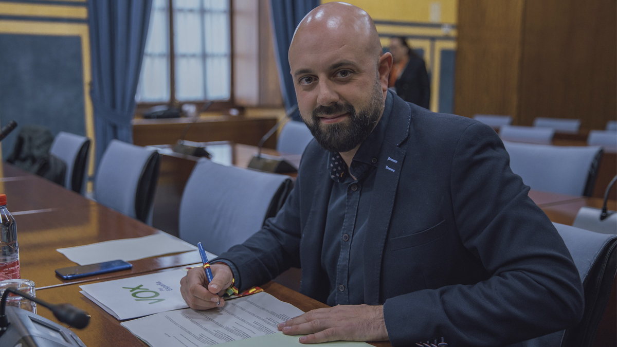 Juan José Bosquet, diputado del Grupo Parlamentario VOX en el Parlamento de Andalucía por Almería