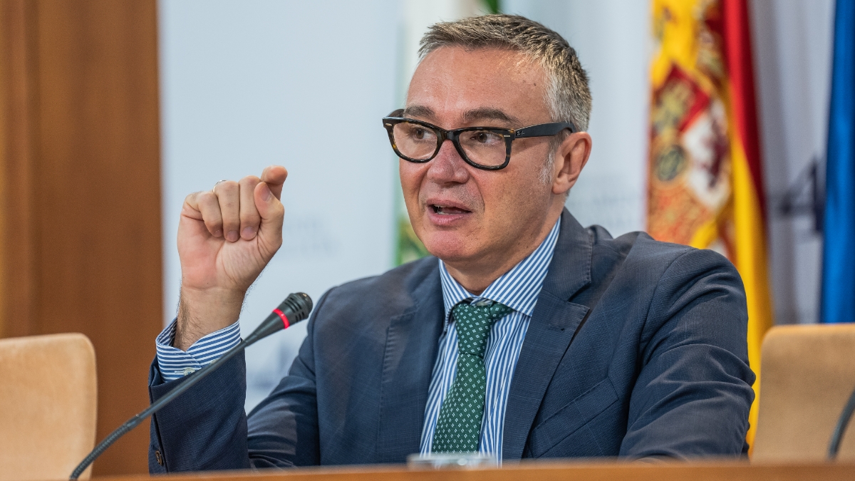 Manuel Gavira, portavoz del Grupo Parlamentario VOX en el Parlamento de Andalucía