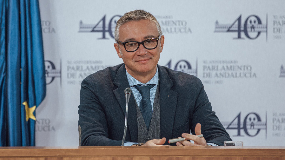 Manuel Gavira, portavoz del Grupo Parlamentario VOX en el Parlamento de Andalucía