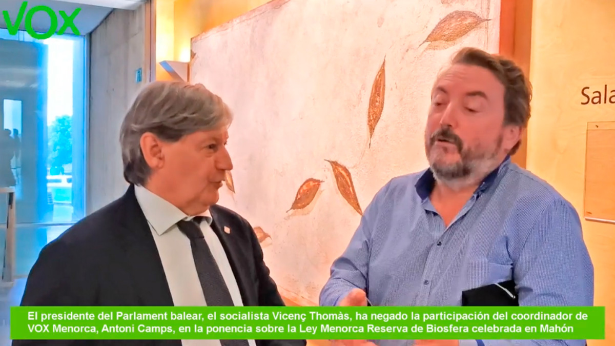 VOX Baleares se reúne con los principales sectores afectados por la Ley de Menorca Reserva de la Biosfera
