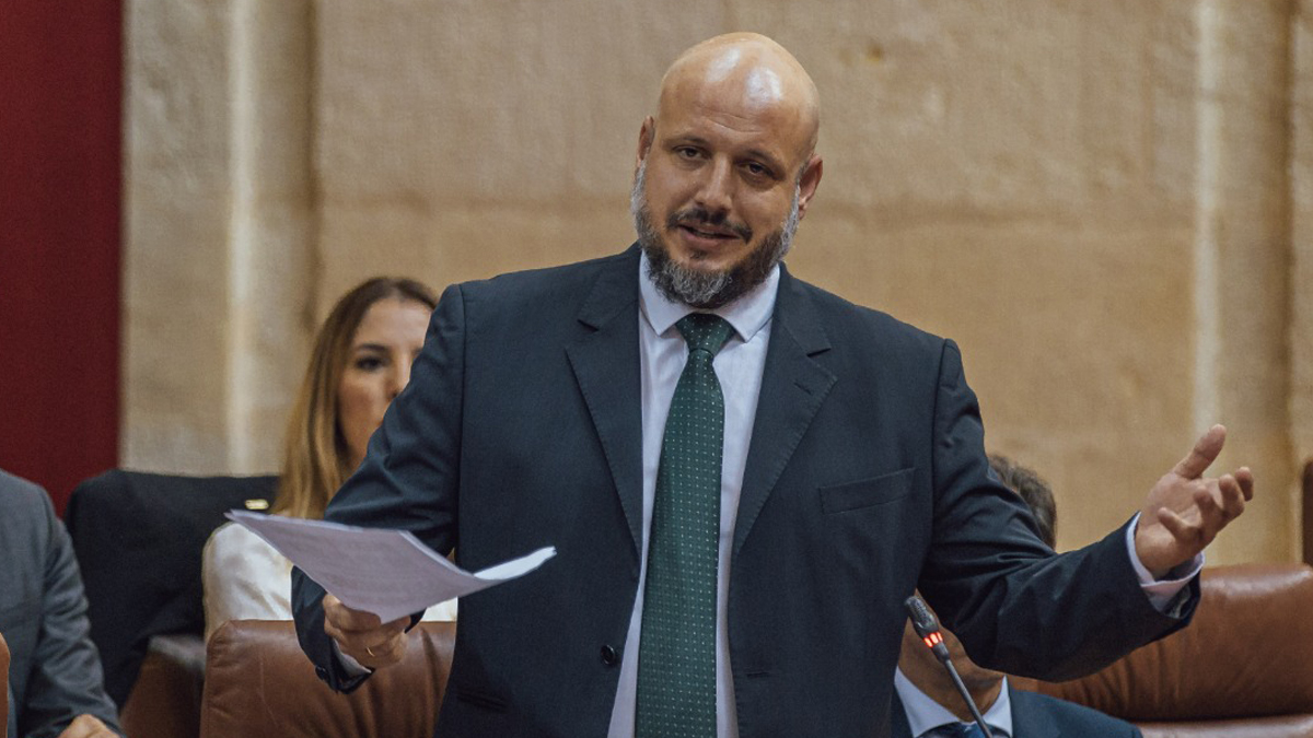 Rodrigo Alonso, portavoz adjunto del Grupo Parlamentario VOX en el Parlamentio de Andalucía
