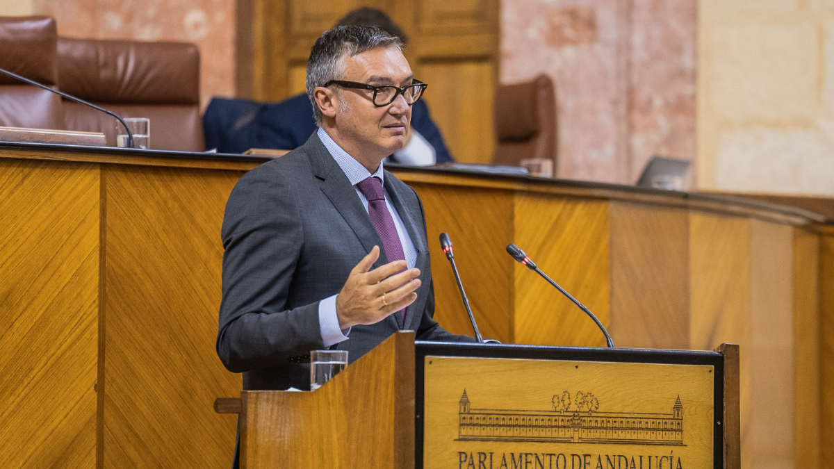 Manuel Gavira, portavoz del Grupo Parlamentario VOX en el Parlamento de Andalucía