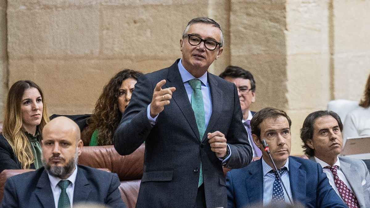 Manuel Gavira, portavoz del Grupo Parlamentario VOX en el Parlamento de Andalucía