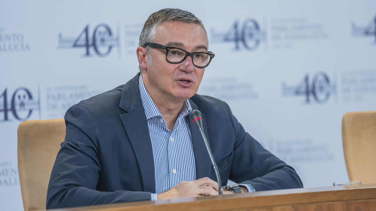 Manuel Gavira, portavoz del Grupo Parlamentario VOX en el Parlamento de Andalucía