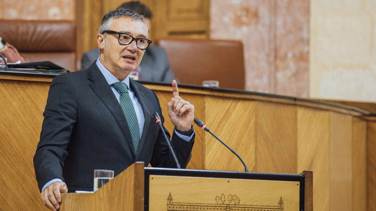 Manuel Gavira, portavoz del Grupo Parlamentario VOX en el Parlamento de Andalucía