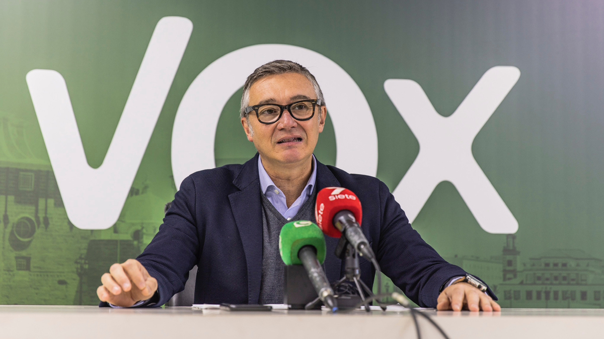 Manuel Gavira, portavoz del Grupo Parlamentario VOX en el Parlamento de Andalucía