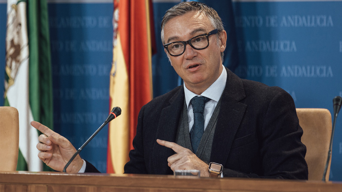 Manuel Gavira, portavoz del Grupo Parlamentario VOX en el Parlamento de Andalucía