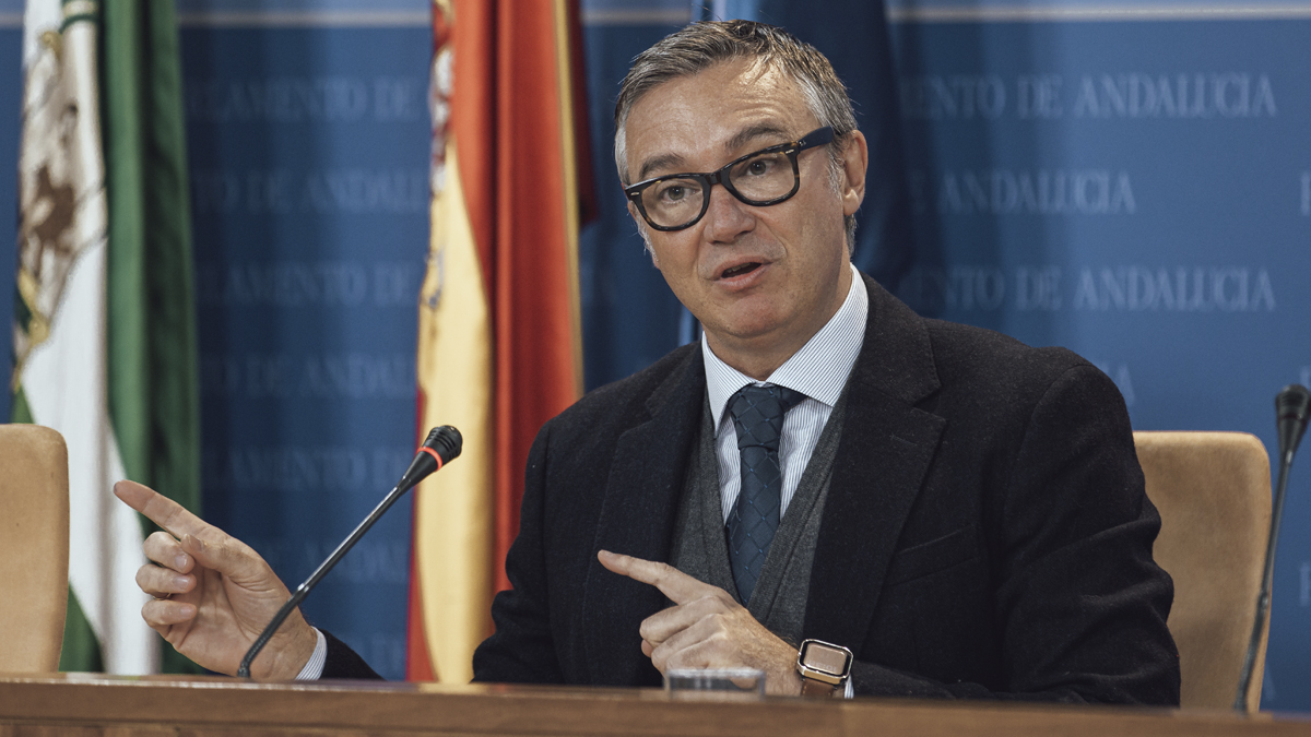 Manuel Gavira, portavoz del Grupo Parlamentario VOX en el Parlamento de Andalucía