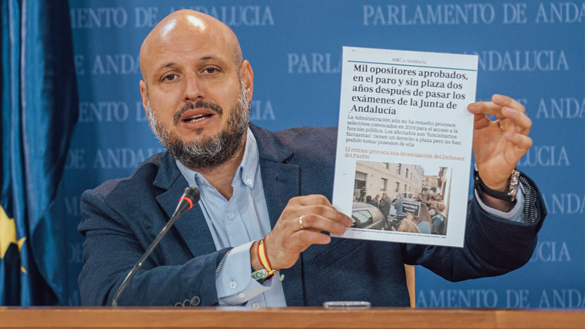 Rodrigo Alonso, portavoz adjunto Grupo Parlamentario VOX en el Parlamento de Andalucía
