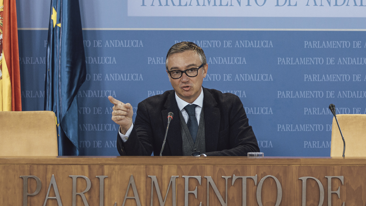 Manuel Gavira, portavoz del Grupo Parlamentario VOX en el Parlamento de Andalucía