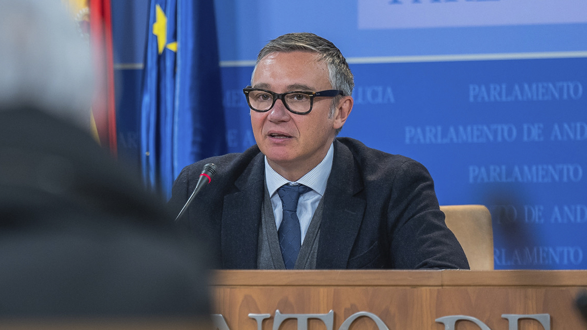 Manuel Gavira, portavoz del Grupo Parlamentario VOX en el Parlamento de Andalucía
