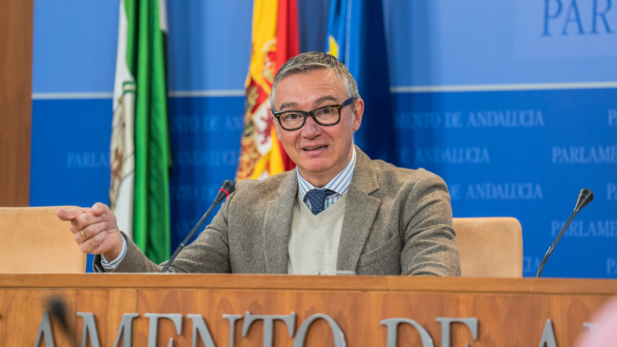 Manuel Gavira, portavoz del Grupo Parlamentario en el Parlamento de Andalucía