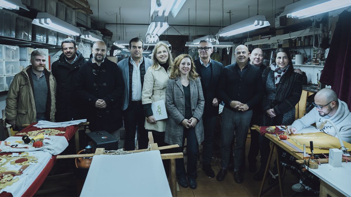 Manuel Gavira con la Asociación Gremial Sevillana de Arte Sacro