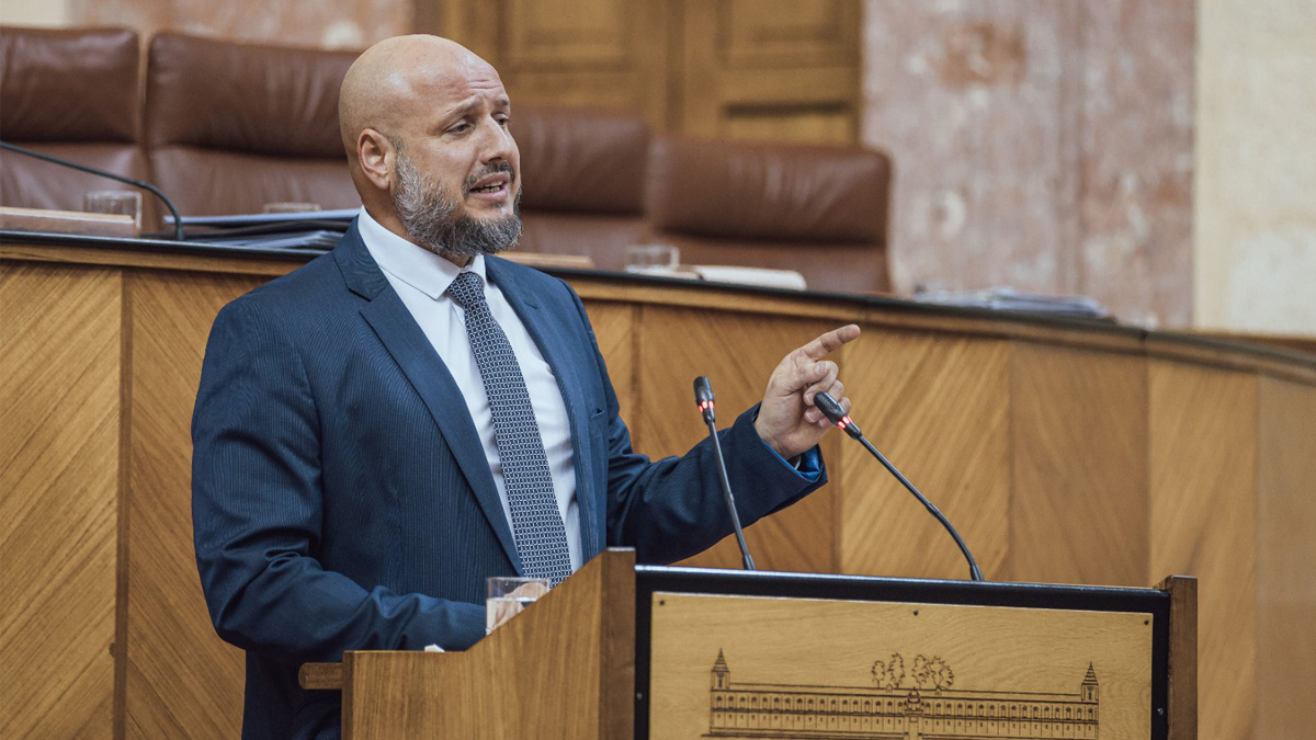 Rodrigo Alonso, diputado del Grupo Parlamentario VOX en el Parlamento de Andalucía por Almería