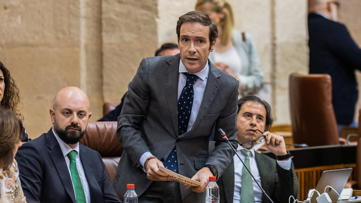 Javier Cortés, presidente del Grupo Parlamentario VOX en el Parlamento de Andalucía