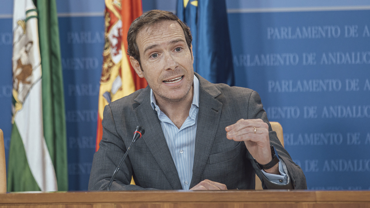 Javier Cortés, presidente del Grupo Parlamentario VOX en el Parlamento de Andalucía