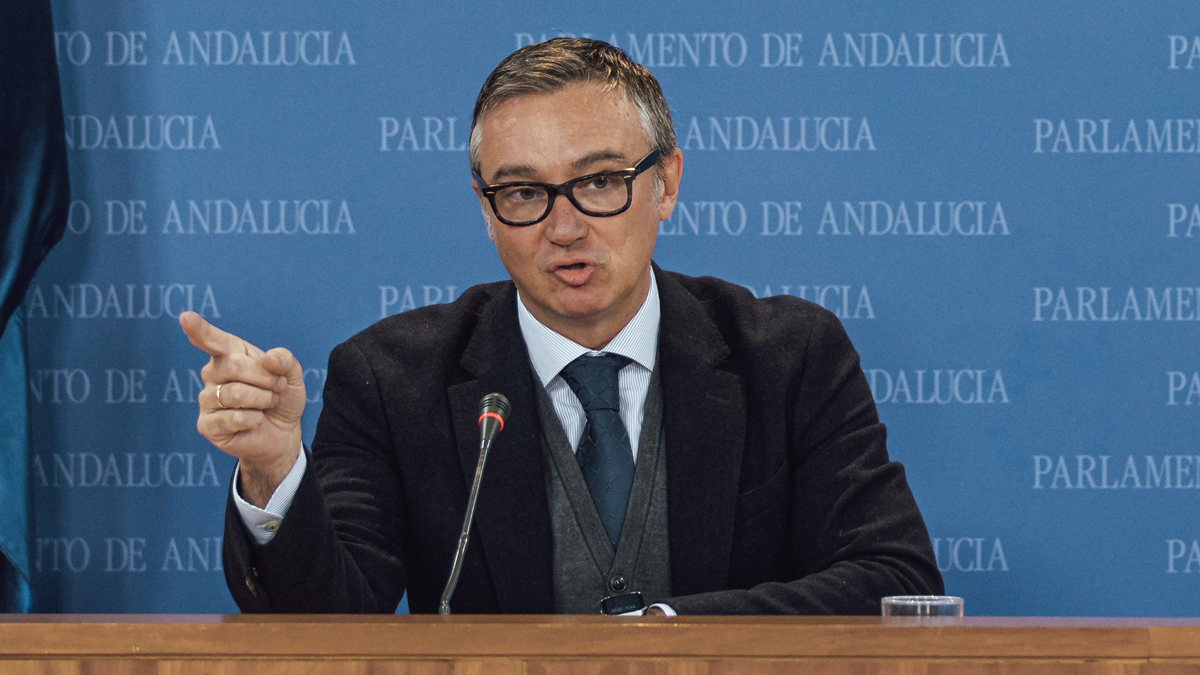 Manuel Gavira, portavoz del Grupo Parlamentario VOX en el Parlamento de Andalucía