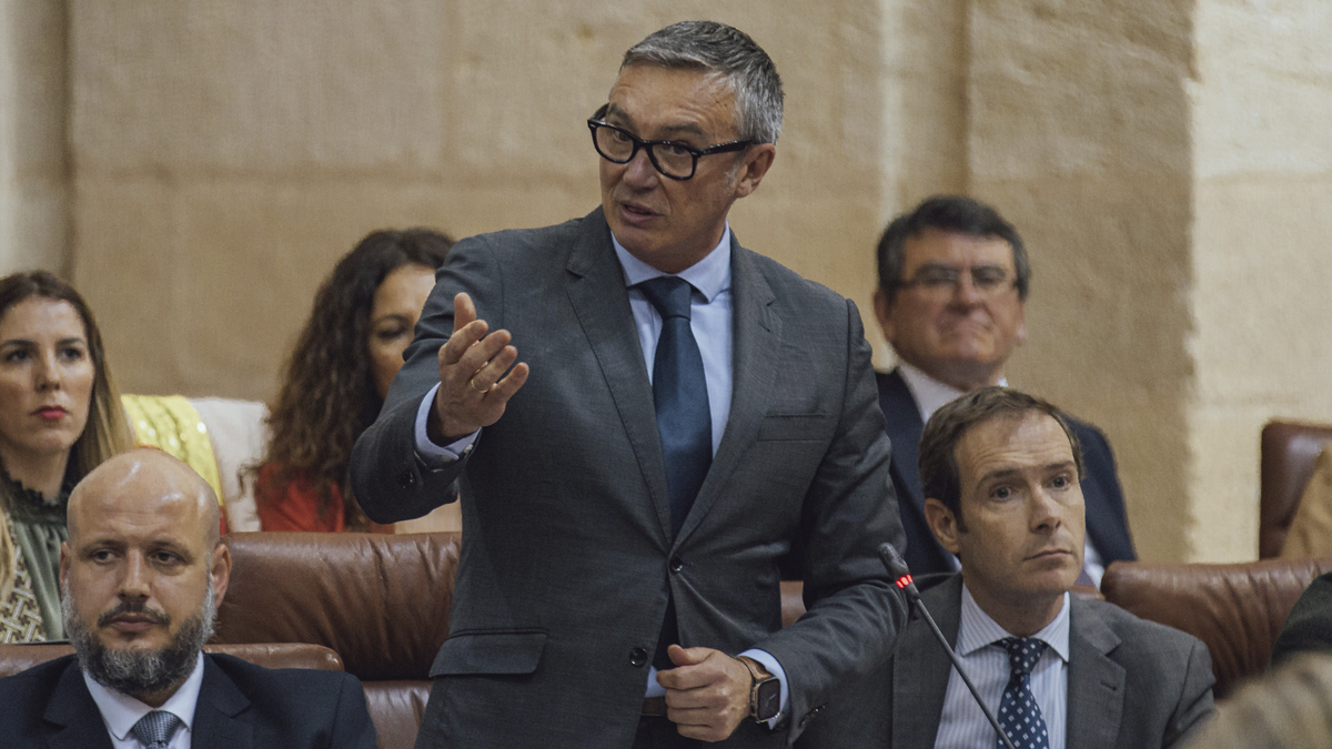 Manuel Gavira, portavoz del Grupo Parlamentario VOX en el Parlamento de Andalucía