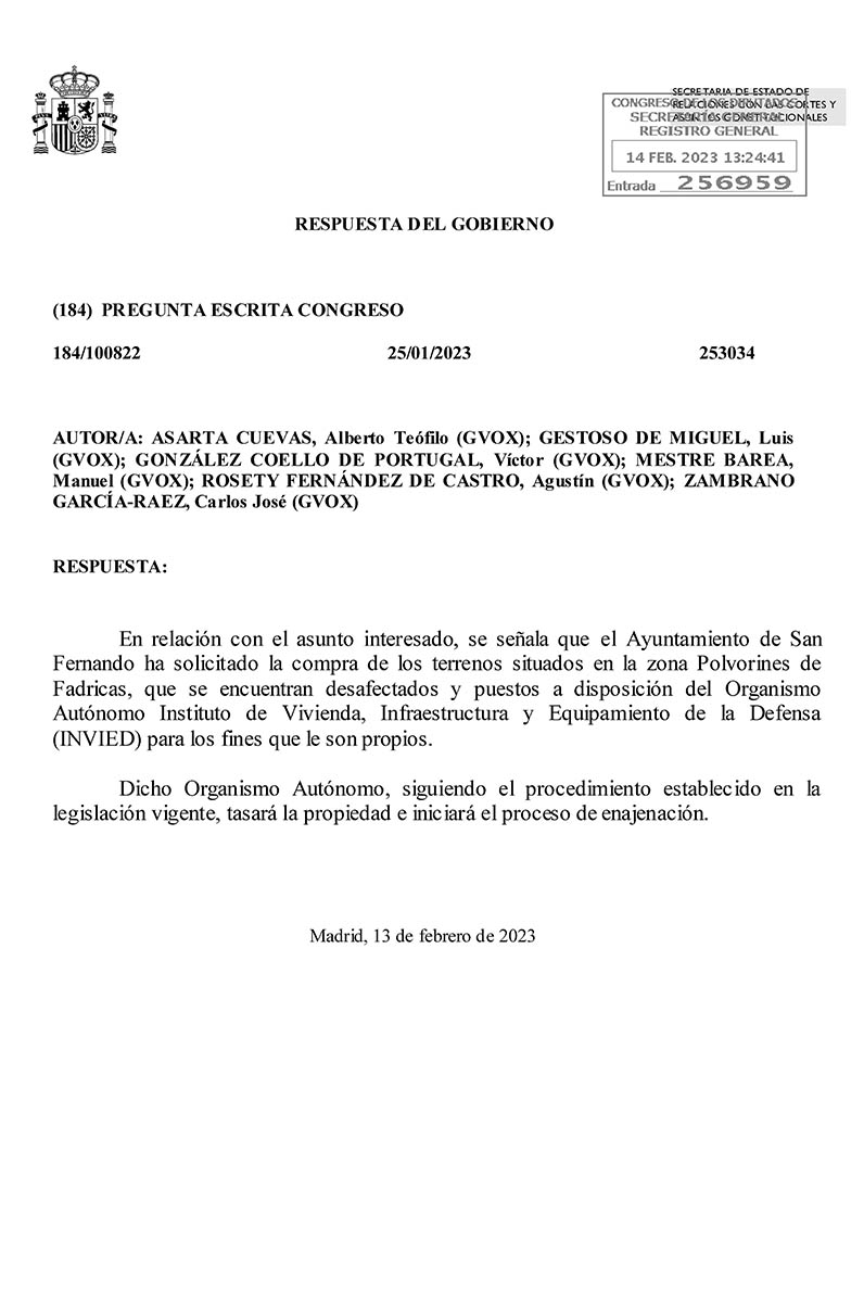 polvorines San Fernando