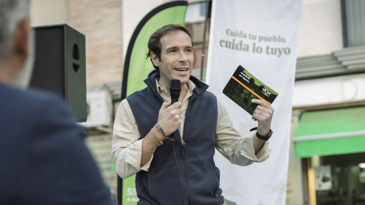 Javier Cortés, presidente del Grupo Parlamentario VOX en el Parlamento de Andalucía