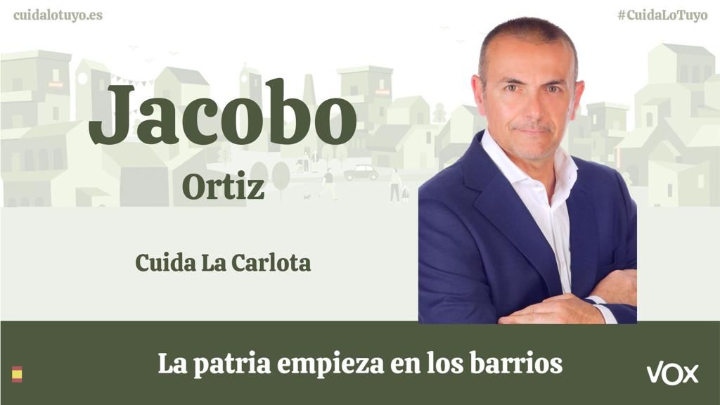 Jacobo Ortiz, candidato de VOX a la alcaldía de La Carlota