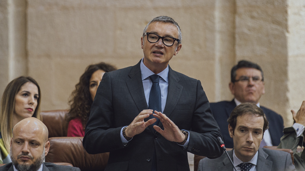 Manuel Gavira, portavoz del Grupo Parlamentario VOX en el Parlamento de Andalucía