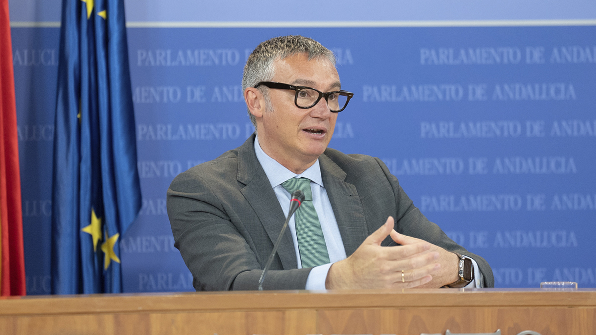 Manuel Gavira, portavoz del Grupo Parlamentario VOX en el Parlamento de Andalucía
