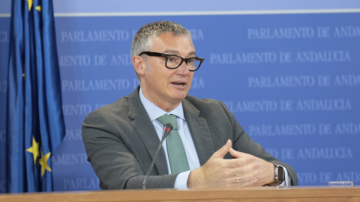 Manuel Gavira, portavoz del Grupo Parlamentario VOX en el Parlamento de Andalucía
