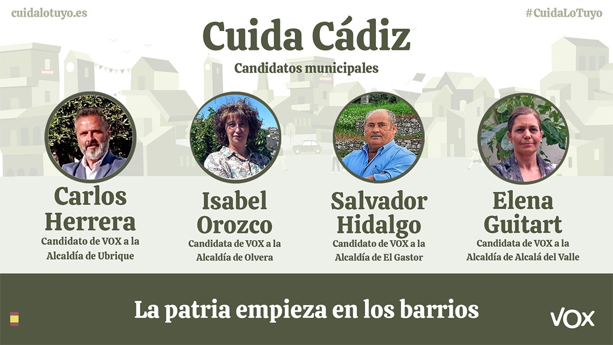 Candidatos Sierra Cádiz