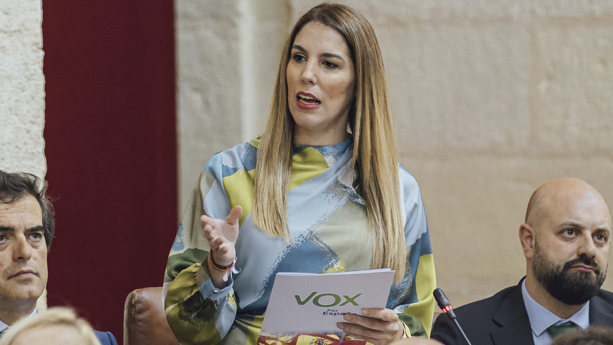 Purificación Fernández, diputada del Grupo Parlamentario VOX en el Parlamento de Andalucía por Málaga